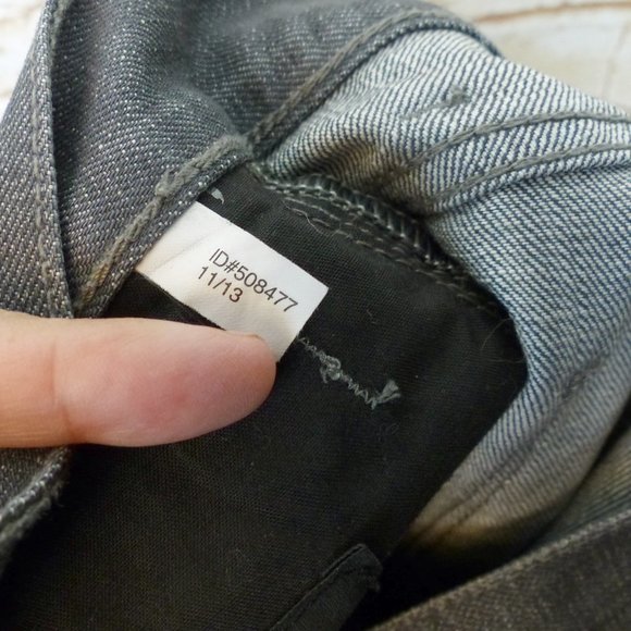 Express Jeans Mens 32X30 Gray Blake Loose Fit Boot Cut Whiskers Cotton Blend - Picture 15 of 15